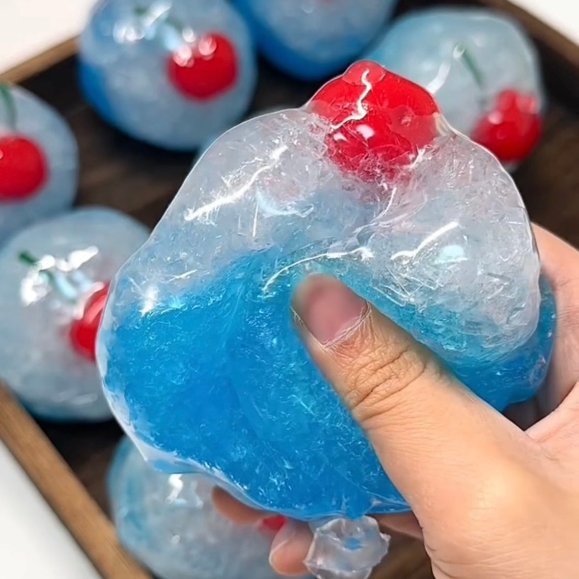 Blue Cherry Handmade Stress Balls