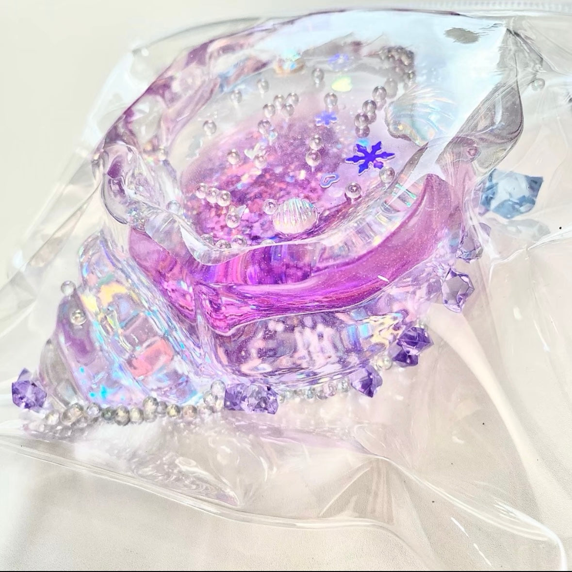 Transparent Whelk Conch Taba Squishy Toy (Liquid Squishy)