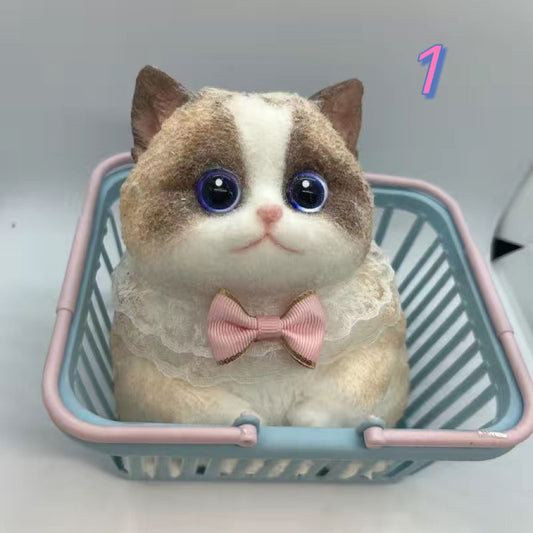 1000g Handmade Silicone Cats Stress Relief Taba Squishy Toy
