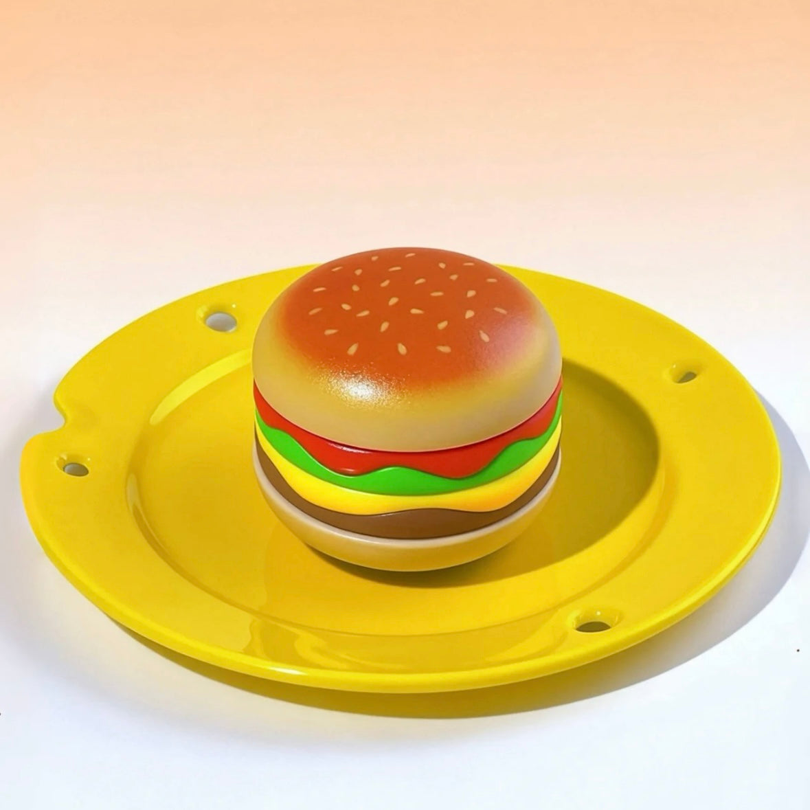 Hamburger Push Card Stress Relief Decompression Toy
