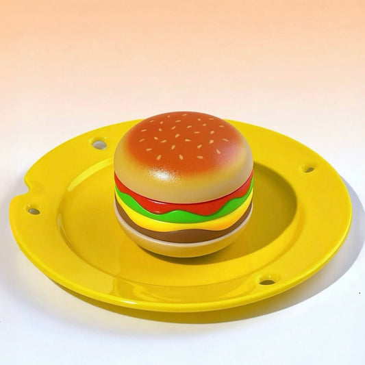 Hamburger Push Card Stress Relief Decompression Toy