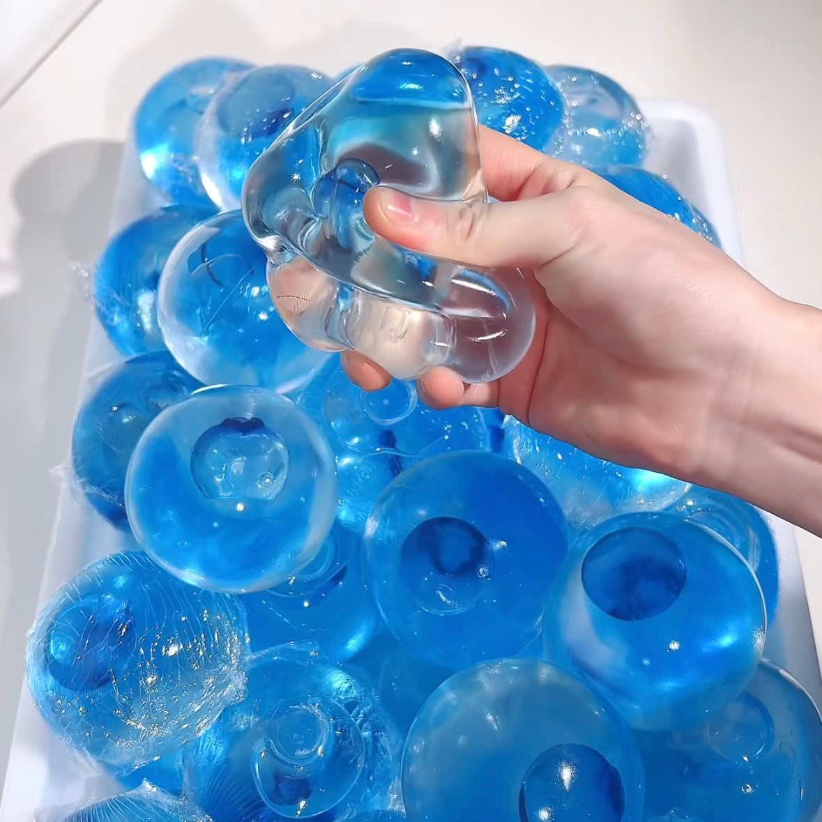 A Blueberry Jelly Base Stress Ball