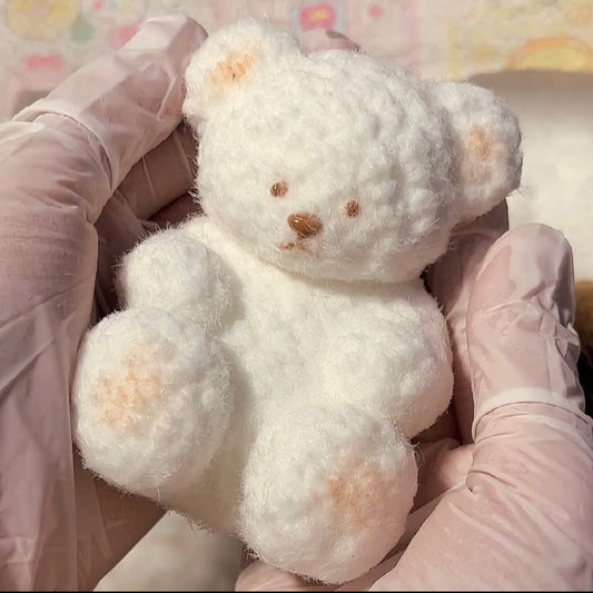 Handmade Teddy Bear Stress Relief Taba Squishy Toy  - Christmas Series