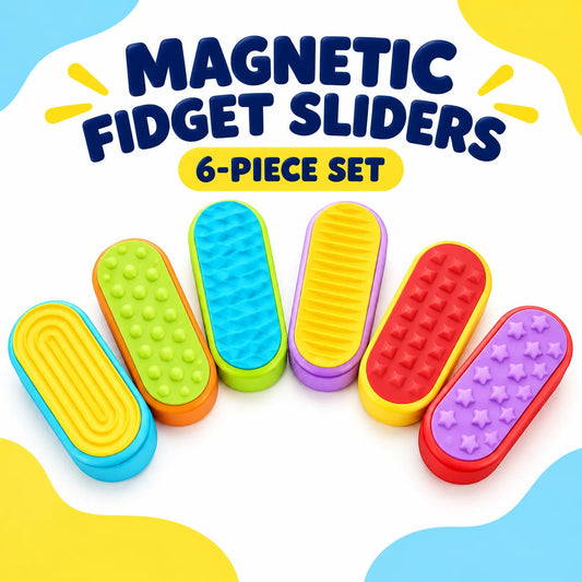 Magnetic Fidget Sliders – Textured Sensory Toy