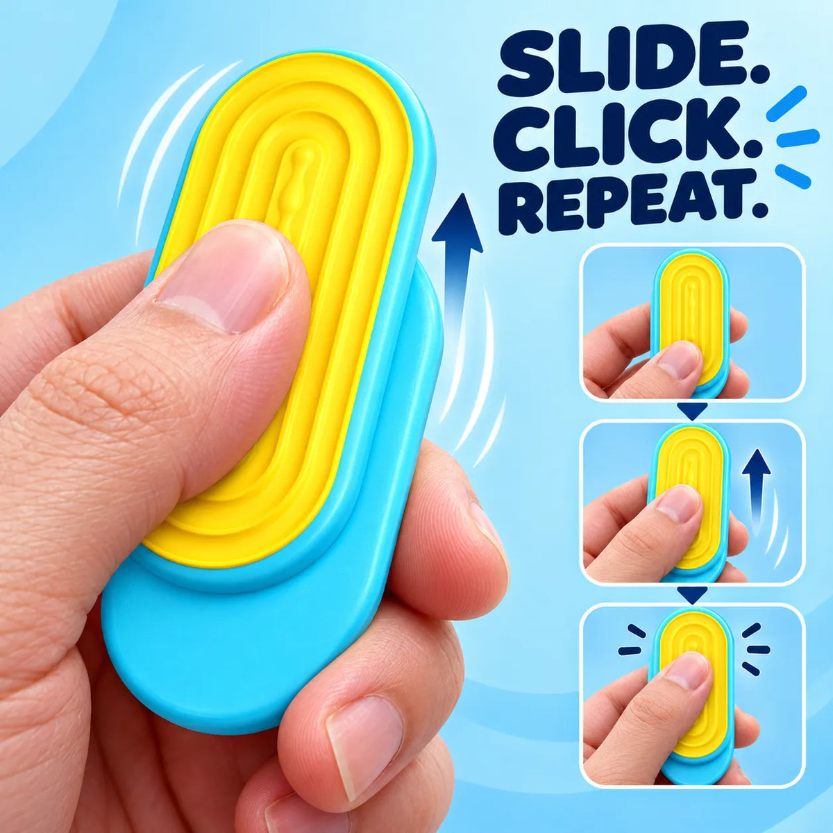 Magnetic Fidget Sliders – Textured Sensory Toy