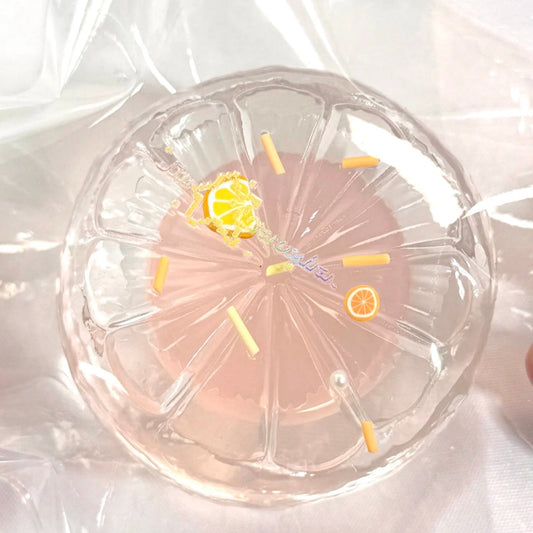 Transparent Handmade Grapefruit Taba Squishy Toy (Liquid Squishy)