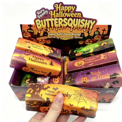 Halloween Butter Stick Squishy Toy – Soft, Non-Toxic Slow-Rebound Stress Relief Toy