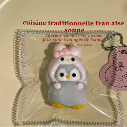 Handmade Mini Penguin Taba Squishy Toy