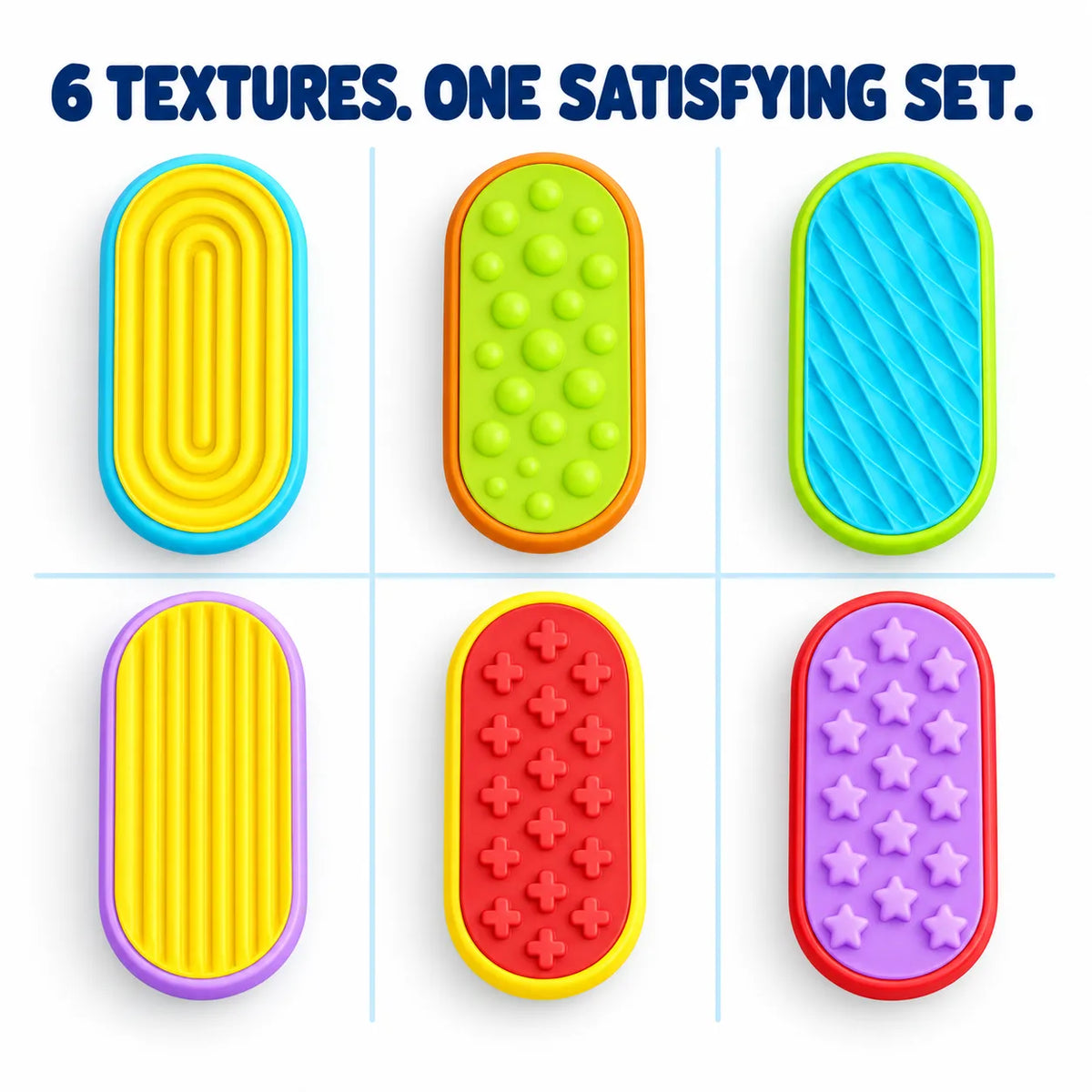 Magnetic Fidget Sliders – Textured Sensory Toy