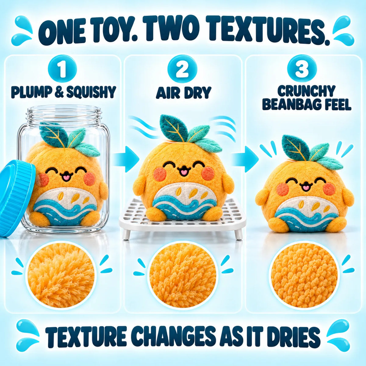 Water Reveal Mystery Plush Jar – Surprise Toy
