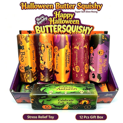 Halloween Butter Stick Squishy Toy – Soft, Non-Toxic Slow-Rebound Stress Relief Toy