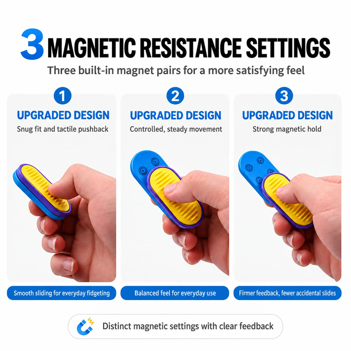 Magnetic Fidget Sliders – Textured Sensory Toy