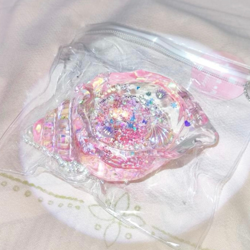 Transparent Whelk Conch Taba Squishy Toy (Liquid Squishy)