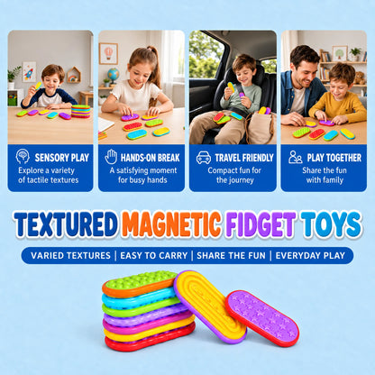 Magnetic Fidget Sliders – Textured Sensory Toy
