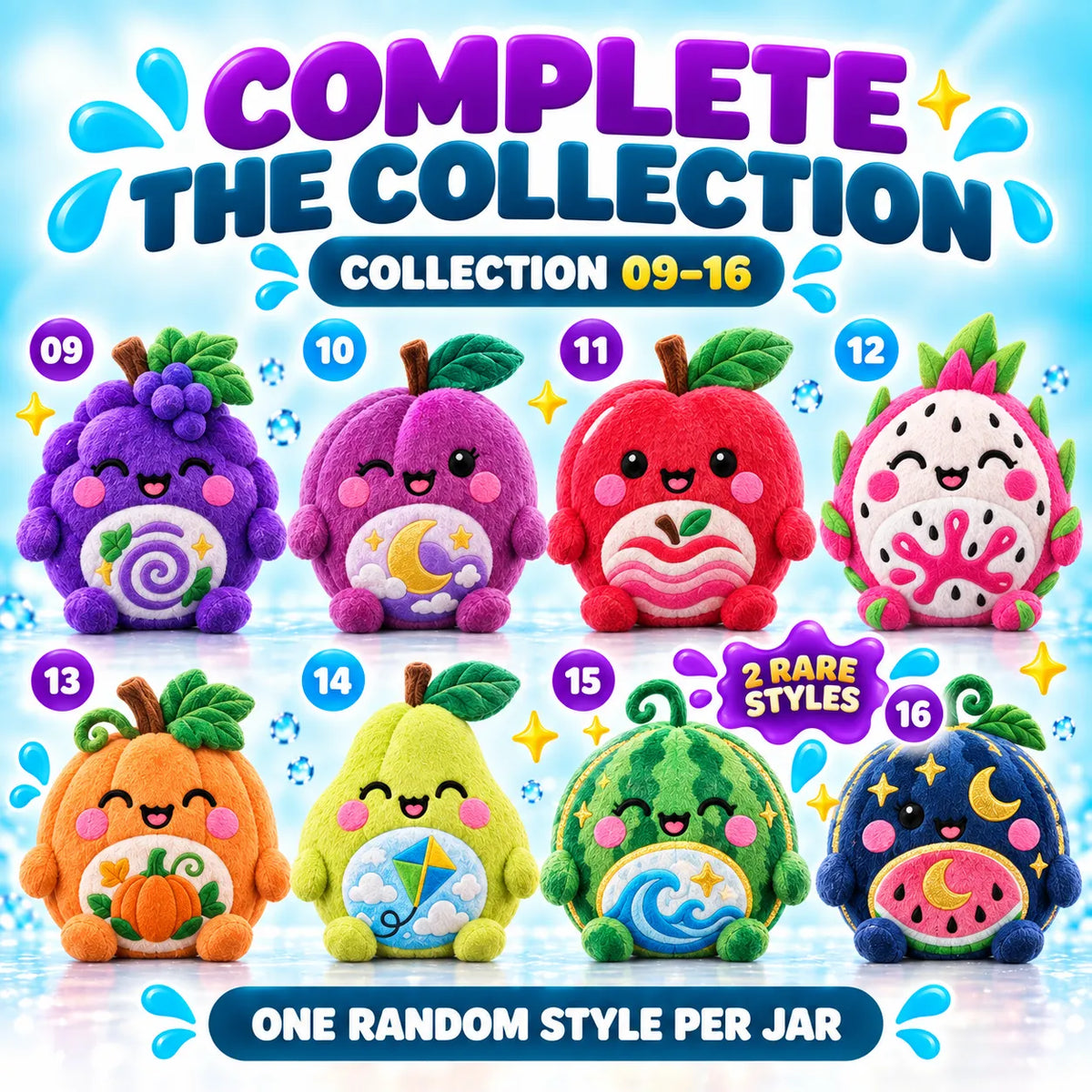 Water Reveal Mystery Plush Jar – Surprise Toy