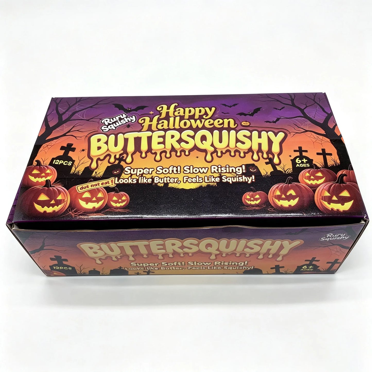 Halloween Butter Stick Squishy Toy – Soft, Non-Toxic Slow-Rebound Stress Relief Toy