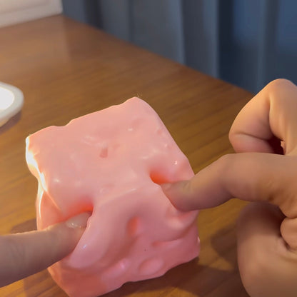Large Cheese Vaseline Stress Ball Squishy Stress Relief Decompression Toy