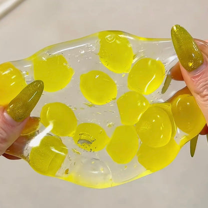 Fruit Hard Candy & Vaseline Base Stress Ball Squishy Stress Relief Decompression Toy