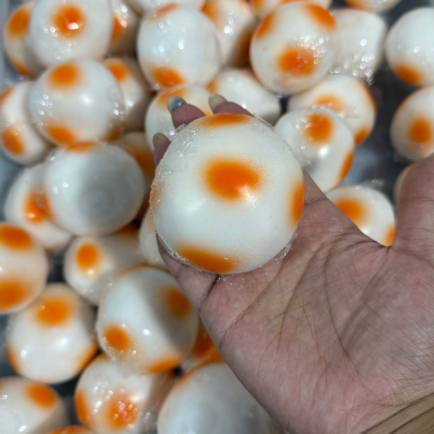Crunchy Bead & Clay Base Stress Ball Squishy Stress Relief Decompression Toy