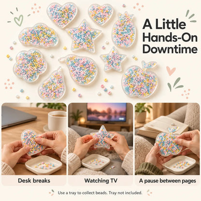 10PCS Silicone Picky Pad Set – Bead Picking Fidget Toys