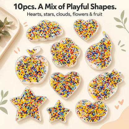 10PCS Silicone Picky Pad Set – Bead Picking Fidget Toys