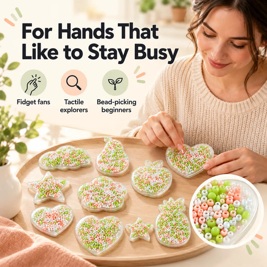 10PCS Silicone Picky Pad Set – Bead Picking Fidget Toys