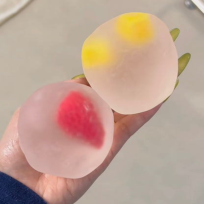 Strawberry Mochi / Mango Mochi / Green Watermelon Mochi Vaseline Stress Ball Squishy Stress Relief Decompression Toy
