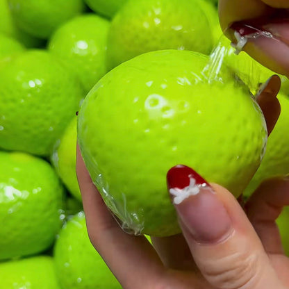 Crunchy Color-Changing Lemon Stress Ball Squishy Bead & Clay Base Stress Relief Decompression Toy