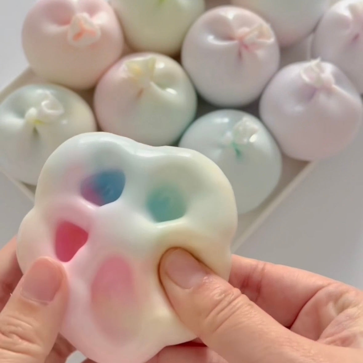 Fine Sand Rainbow Handmade Stress Balls