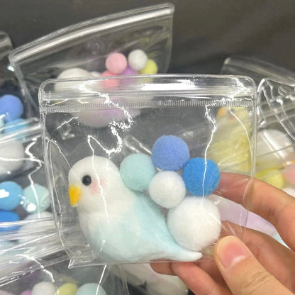 6 Colors Handmade Parrots Taba Squishy Toy