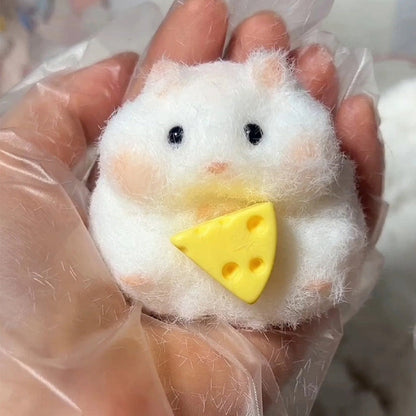 Squishy Hamster Stress Relief Taba Squishy Toy with Flocking