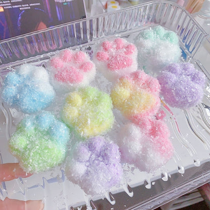 Handmade Silicone Cat's Paw Stress Relief Taba Squishy Toy