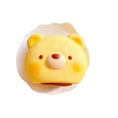 Slow Rising Squishy Bear Head Stress Relief Decompression Toy