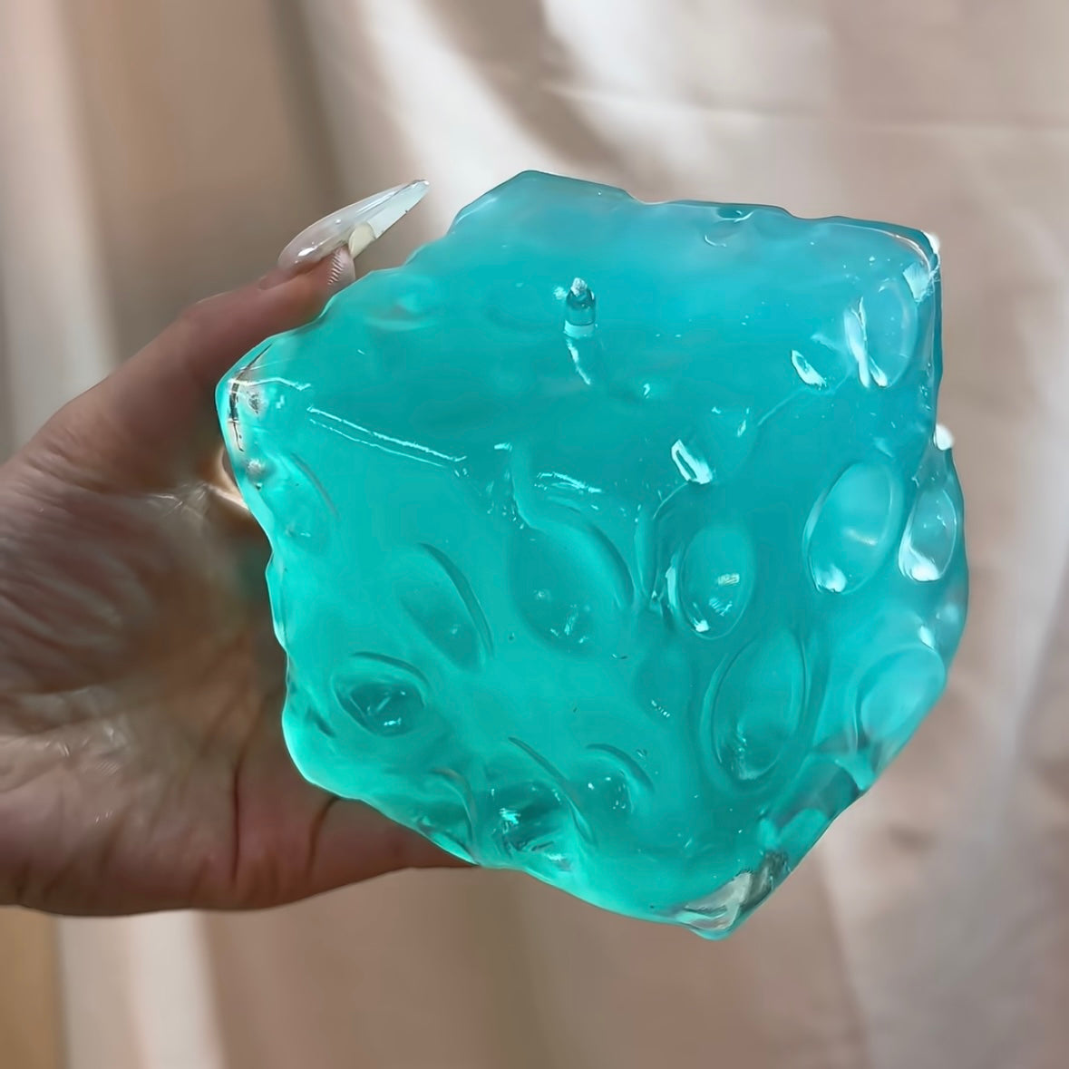 Large Cheese Vaseline Stress Ball Squishy Stress Relief Decompression Toy (400g)