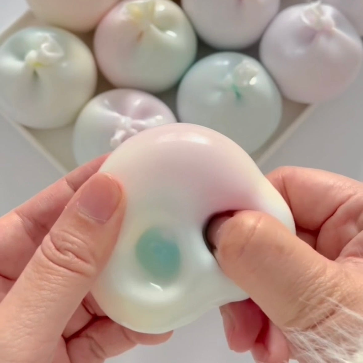 Fine Sand Rainbow Handmade Stress Balls