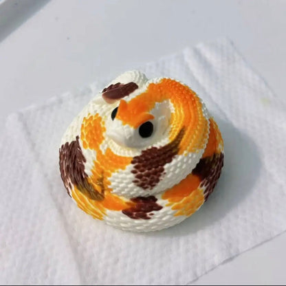 Handmade Circling Snake Taba Squishy Toy
