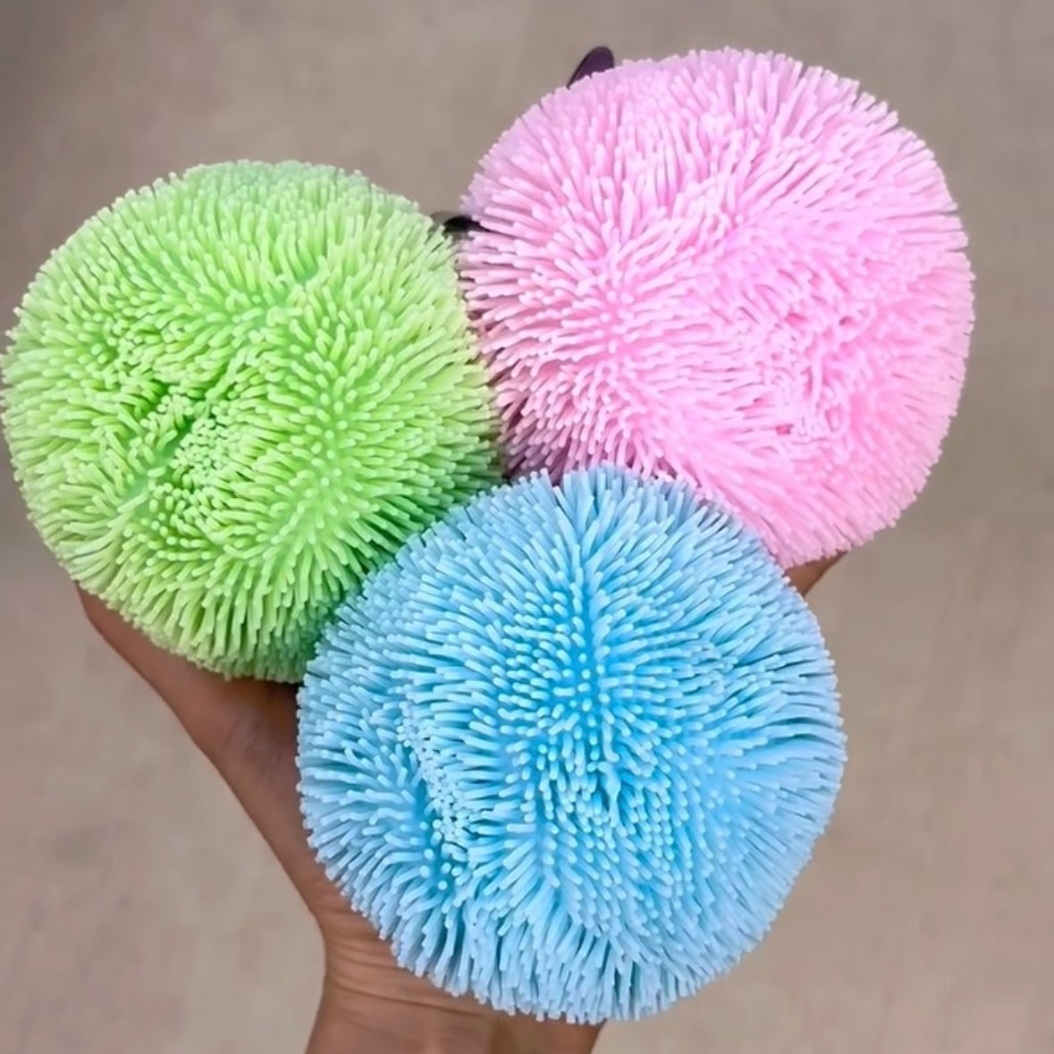 Crisp Satisfying Sound Fluffy Ball Handmade Stress Ball