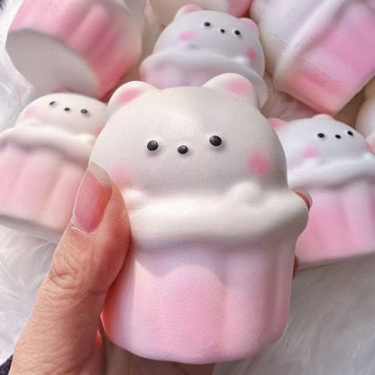 Slow Rising Squishy Bear Ice Cream Stress Relief Decompression Toy