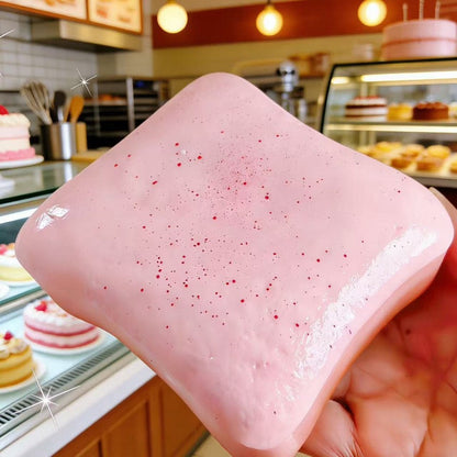 Slow Rising Squishy Slice of Toast Stress Relief Decompression Toy