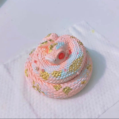 Handmade Circling Snake Taba Squishy Toy