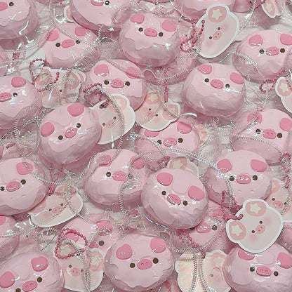 Handmade Pink Pig Taba Squishy Toy