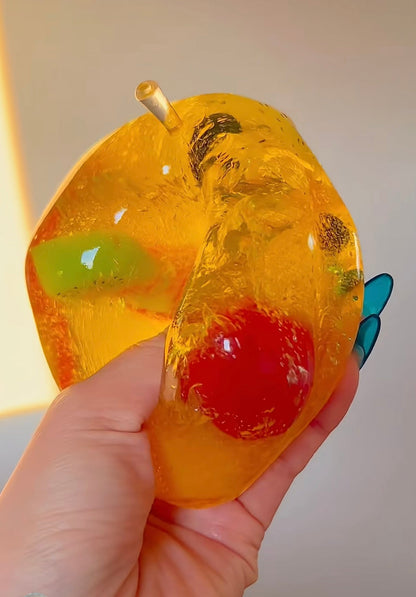 Vaseline Base Apple Shape Fruits Handmade Stress Balls