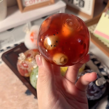 Rice Ball Collection Stress Ball Squishy Stress Relief Decompression Toy - Zip-tie Closure