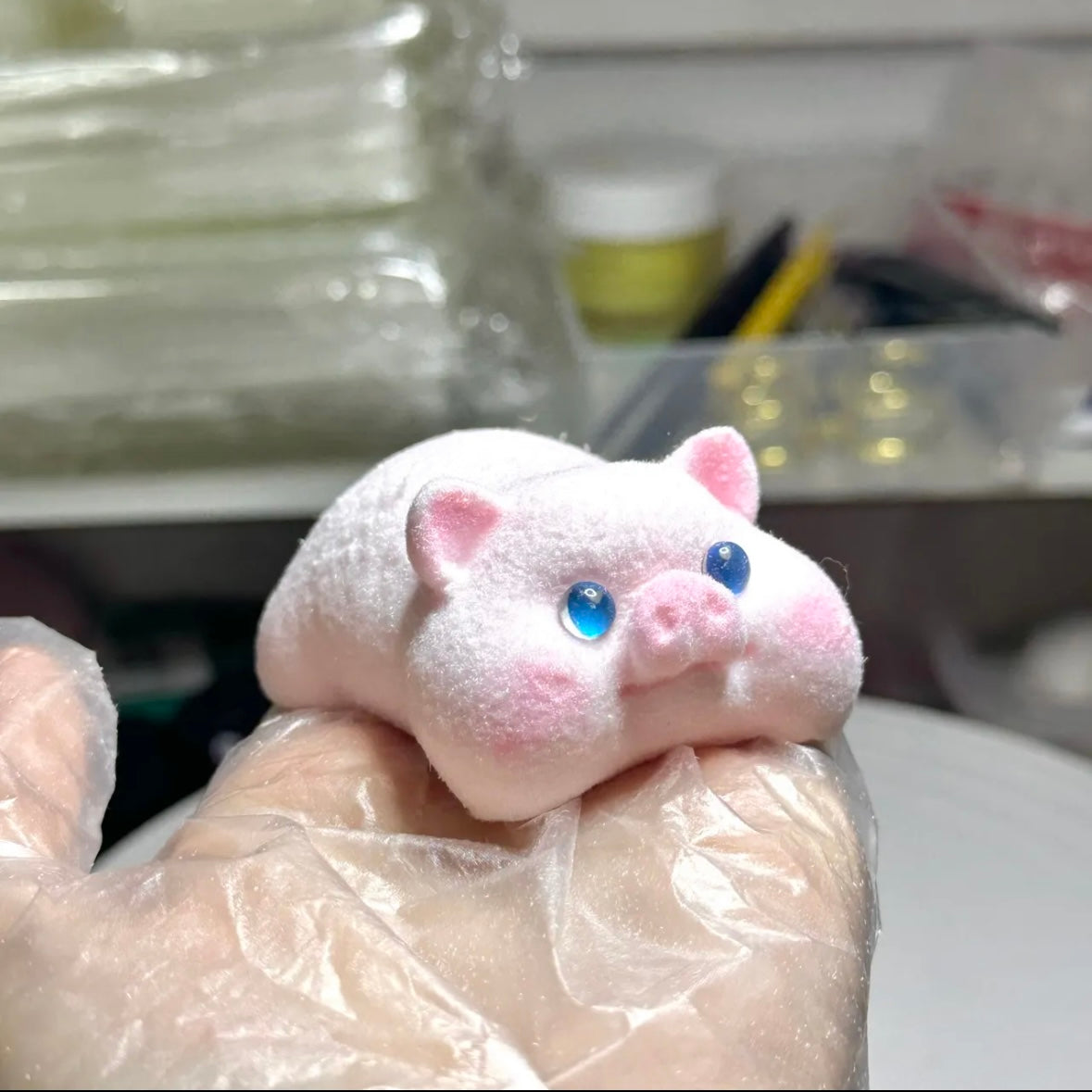 Handmade Cute Pig Stress Relief Taba Squishy Toy