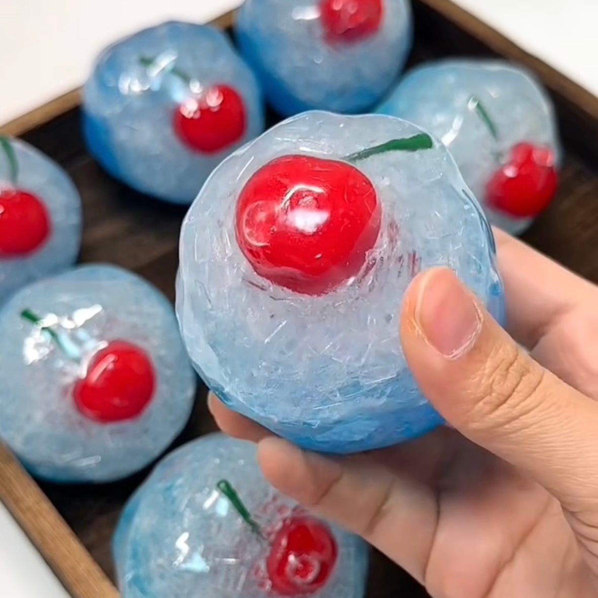 Blue Cherry Handmade Stress Balls