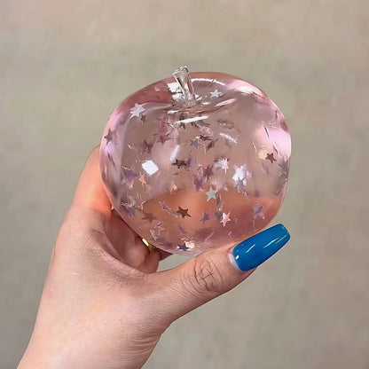 Pink Apple Shape Vasline Base Stress Ball