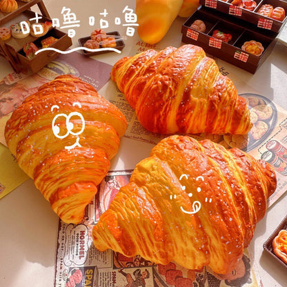 Slow Rising Squishy Croissant Stress Relief Decompression Toy