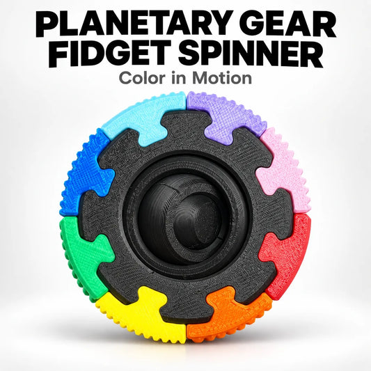 3D Printed Planetary Gear Fidget Spinner