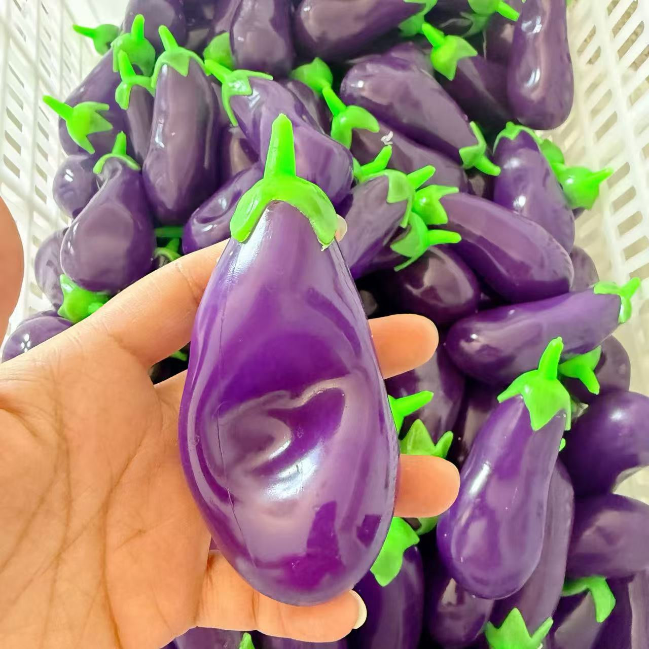 Vaseline Eggplant Handmade Stress Ball Stress Relief Decompression Toy