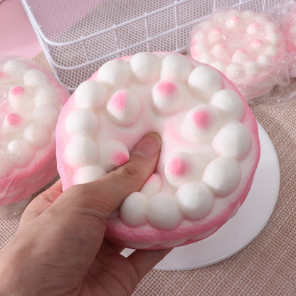 Slow Rising Squishy Pink Cake Stress Relief Decompression Toy